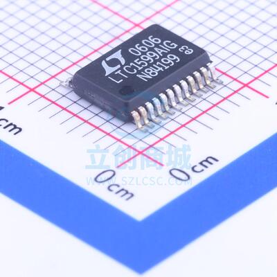 数模转换芯片DAC LTC1599AIG#PBF SSOP-24 ADI 全新原装进口