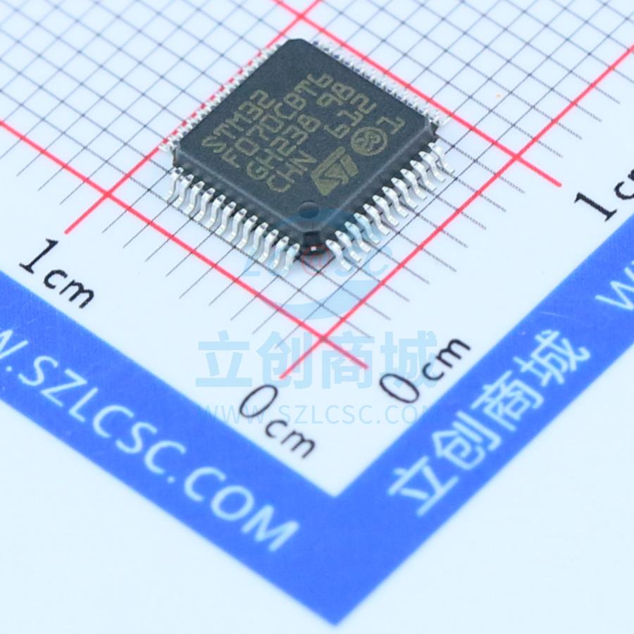 单片机(MCU/MPU/SOC) STM32F070CBT6 LQFP-48_7x7x05P ST 全新原