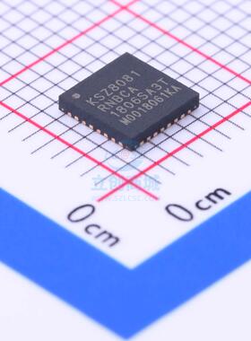 以太网芯片 KSZ8081RNBCA-TR QFN-32_5x5x05P MIC 全新原装进口