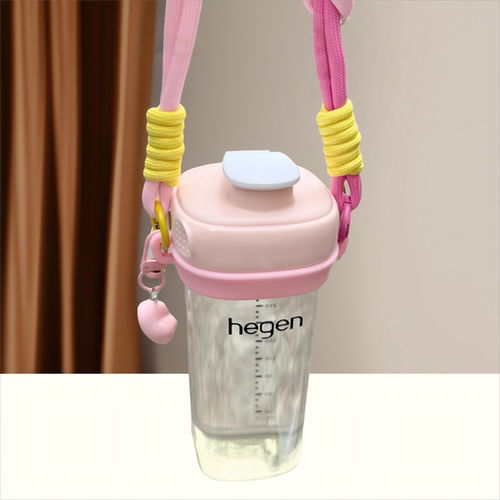 适配hegen奶瓶杯套带背带可斜挎