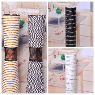 包邮木质方口条纹藤制藤编花器树脂简约插花盆落地装饰摆件的花瓶