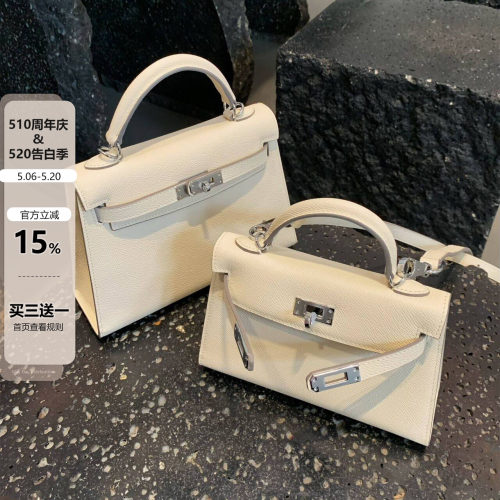哈妞家单肩斜挎包白色小方包包