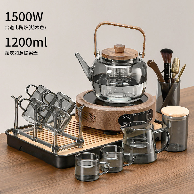 电陶炉煮茶壶煮茶炉套装围炉电炉茶炉加厚耐高温玻璃烧水壶煮茶器,餐饮具,茶壶,淘宝优惠券,粉丝福利购,淘宝优惠卷
