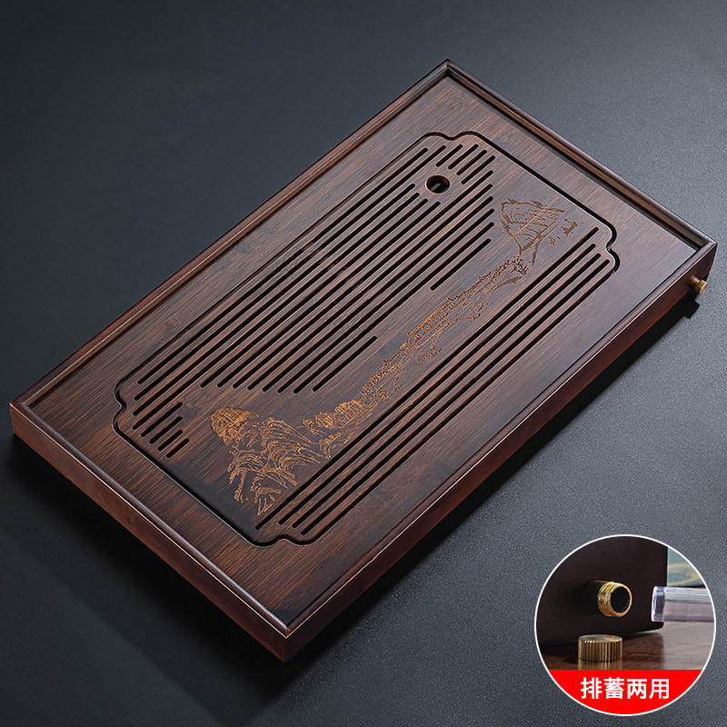 茶盘家用2025新款小型茶台茶具沥水盘托盘竹制储水排水式中式茶海,餐饮具,茶盘,淘宝优惠券,粉丝福利购,淘宝优惠卷