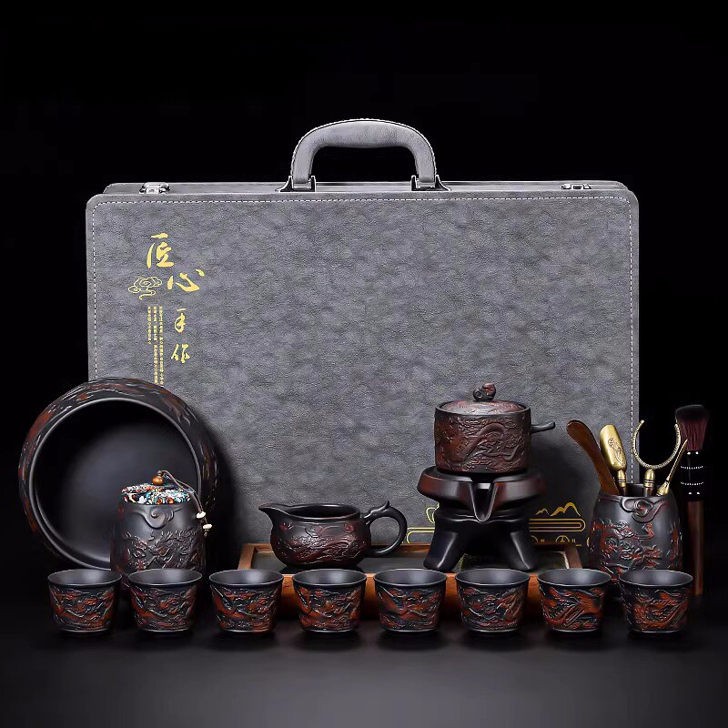 紫陶茶具套装2026新款高档生日乔迁礼品伴手礼礼物送爸爸长辈老师