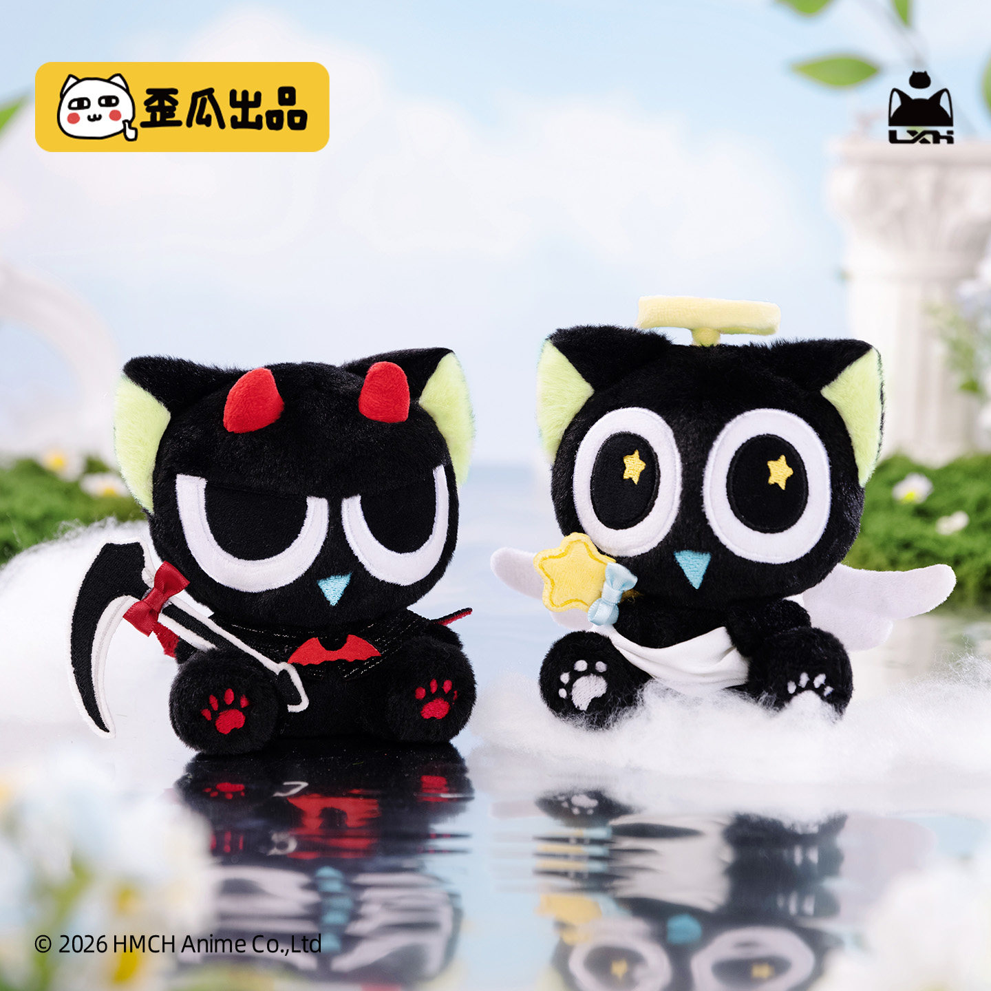 歪瓜出品 罗小黑天使&恶魔系列毛绒公仔挂饰12cmcp包包情侣挂件图片