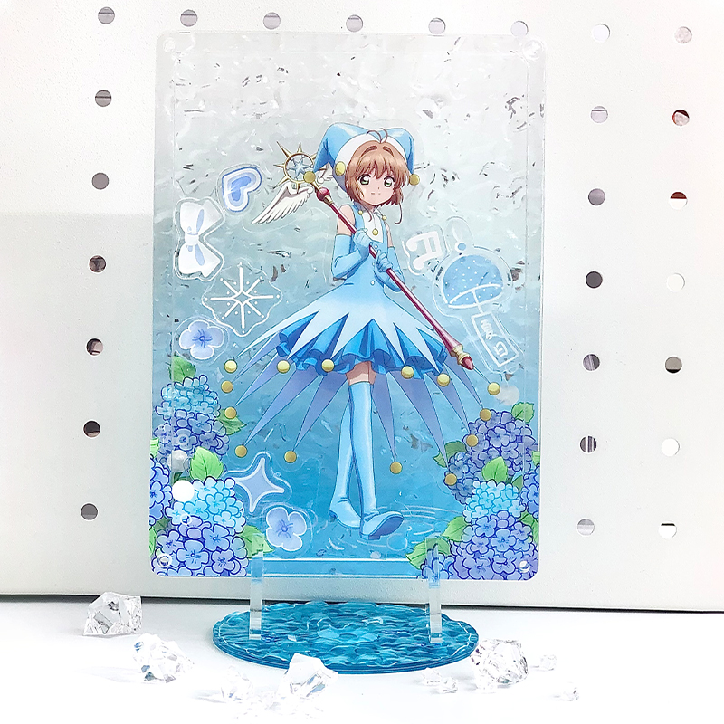 歪瓜出品雨中旋律水波纹收纳立牌