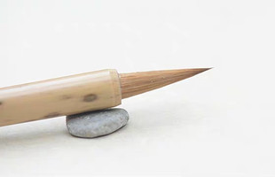 宣笔纯狼毫抄经蝇头小楷毛笔瘦金体湘妃竹斑点老技师纯手工行草书