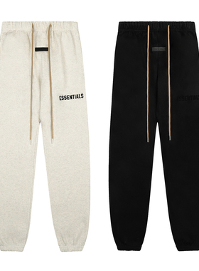 FOG ESSENTIALS美式小众高街潮牌卫裤宽松休闲加绒长裤子男女秋冬