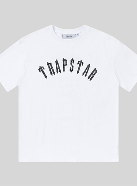 新款Trapstar夏季休闲字母印花宽松纯棉圆领短袖T恤男女同款潮牌