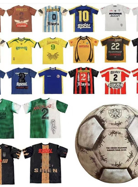 美式高街Travis Scott Cactus Jack足球服合集古着短袖T恤男女潮