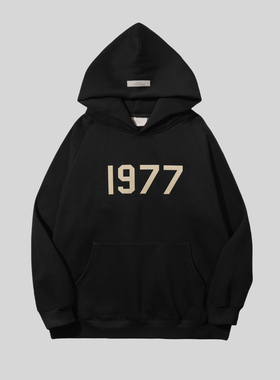 FOG复线ESSENTIALS高街潮牌1977连帽卫衣加绒秋冬季情侣外套男女