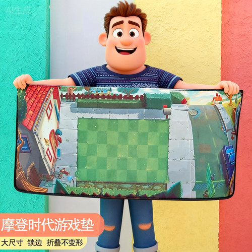 植物大战僵尸玩具场景作战地图游戏配件地图垫子鼠标垫90x40大号