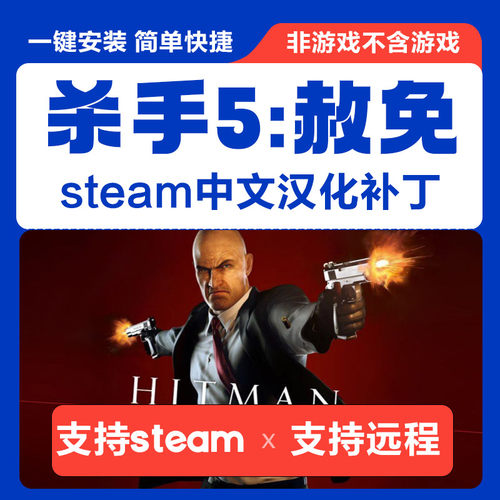 杀手5:赦免/Hitman: Absolution中文汉化补丁 支持steam 不含游戏