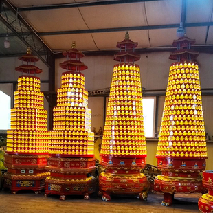 定制光明灯塔 寺庙千佛灯塔供灯平安灯智能LED万佛墙壁灯道观挂式