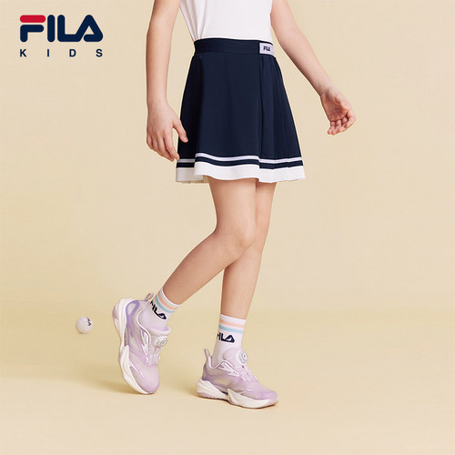 FILA斐乐女中大童针织半裙