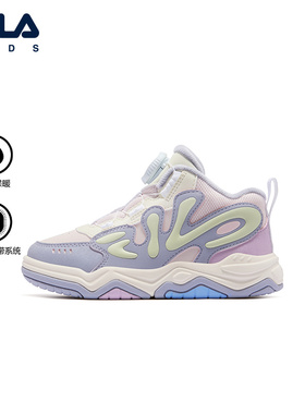 FILA斐乐儿童童鞋棉靴2025年冬季新款男女小童儿童加绒mambo棉鞋