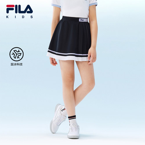 FILA斐乐女中大童针织半裙