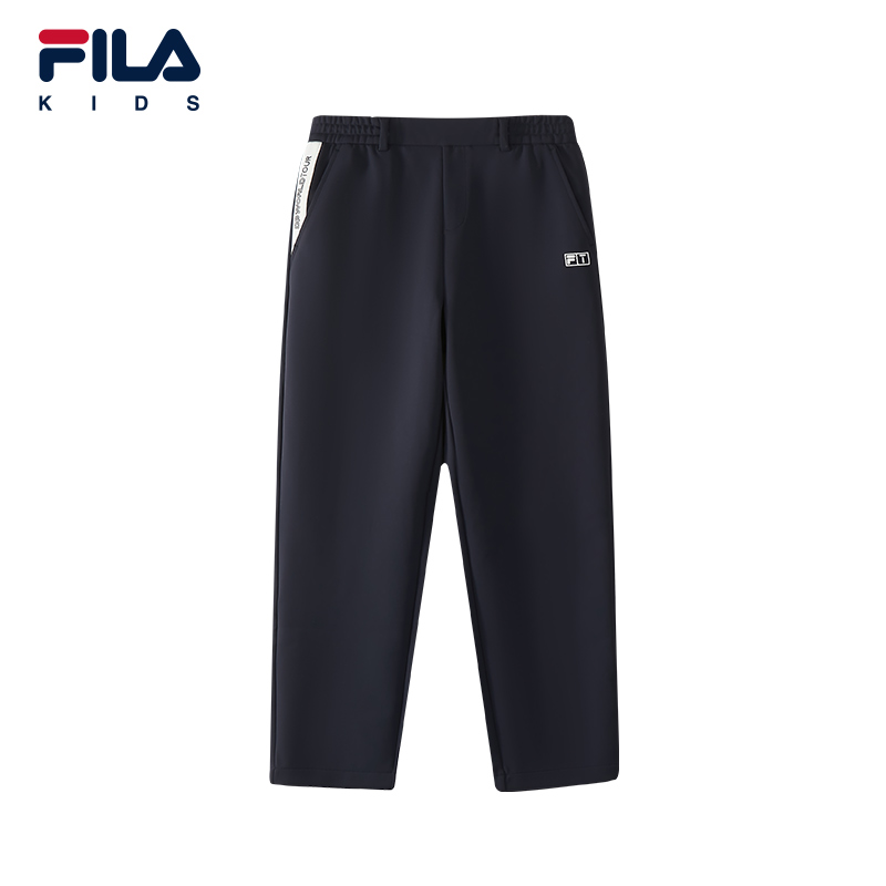 FILA斐乐男中大童针织长裤