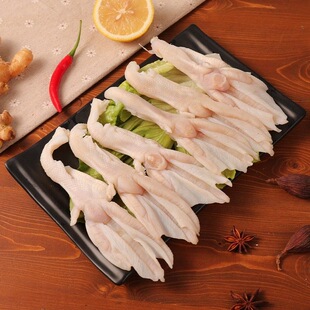 无骨鸭掌鸭货生鲜柠檬酸辣去骨鸡爪鸭爪鸭脚生冷冻批 发火锅食材