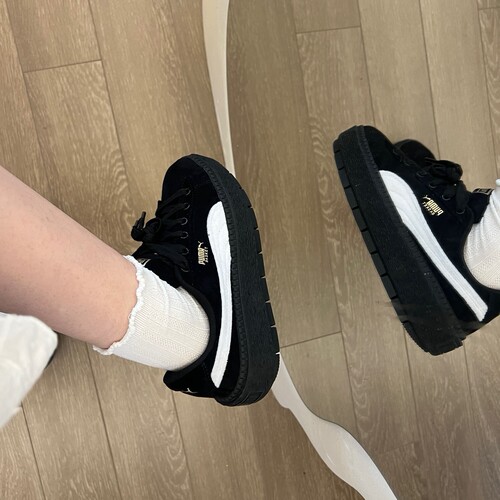 PUMA彪马女款厚底复古松糕鞋