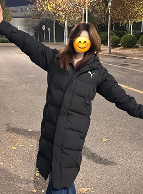 PUAM彪马男女同款科技防风加厚高克重加厚保暖长款羽绒服686185