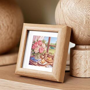 COLOR MASH原创插画学生宿舍装饰画酒吧咖啡馆装饰画-浪漫下午茶