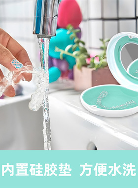 高档隐形牙套正畸牙套收纳盒清洁清洗剂便携浸泡摘取钩拆卸牙套盒