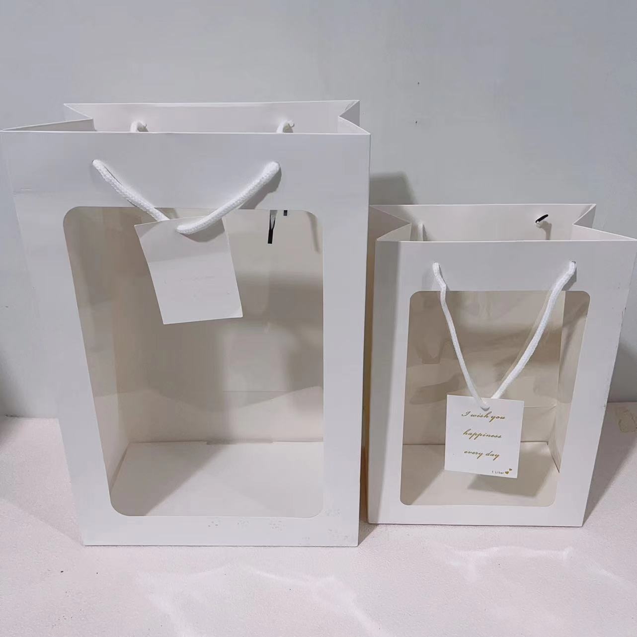 铃兰相框礼品袋新款特大号手提袋礼品包装袋纸袋货婚礼