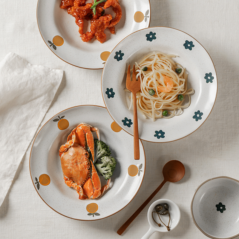 日式盘子菜盘家用餐具碗碟套装