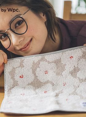 wpc手帕小清新印花纯棉吸水100%棉洗脸家用毛巾柔软多用小方巾