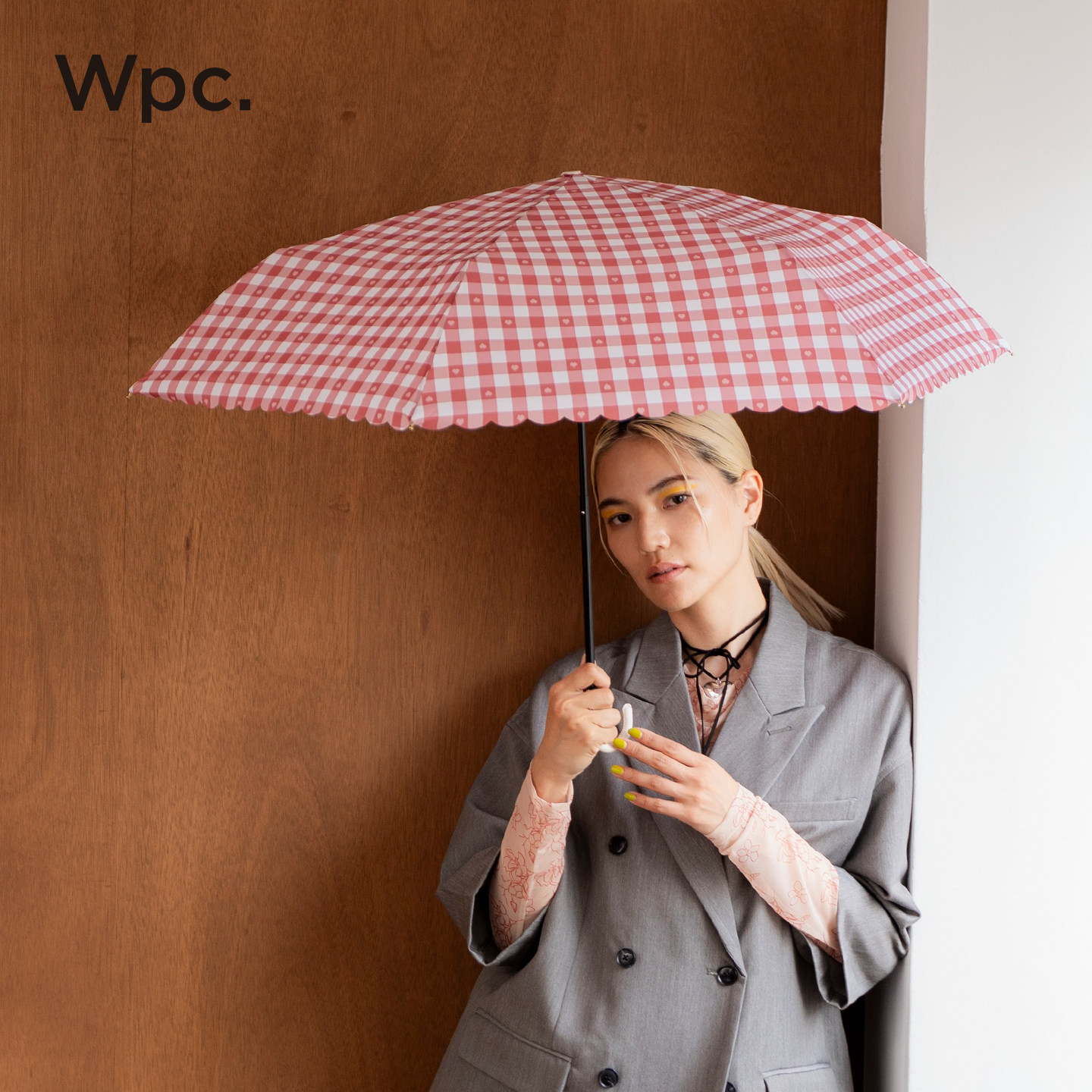 wpc晴雨伞超轻小巧便携加固耐用抗风手动高颜值小清新折叠雨伞女