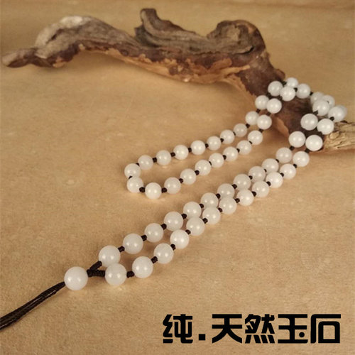 吊坠挂绳和田玉昆仑玉羊件绳全玉
