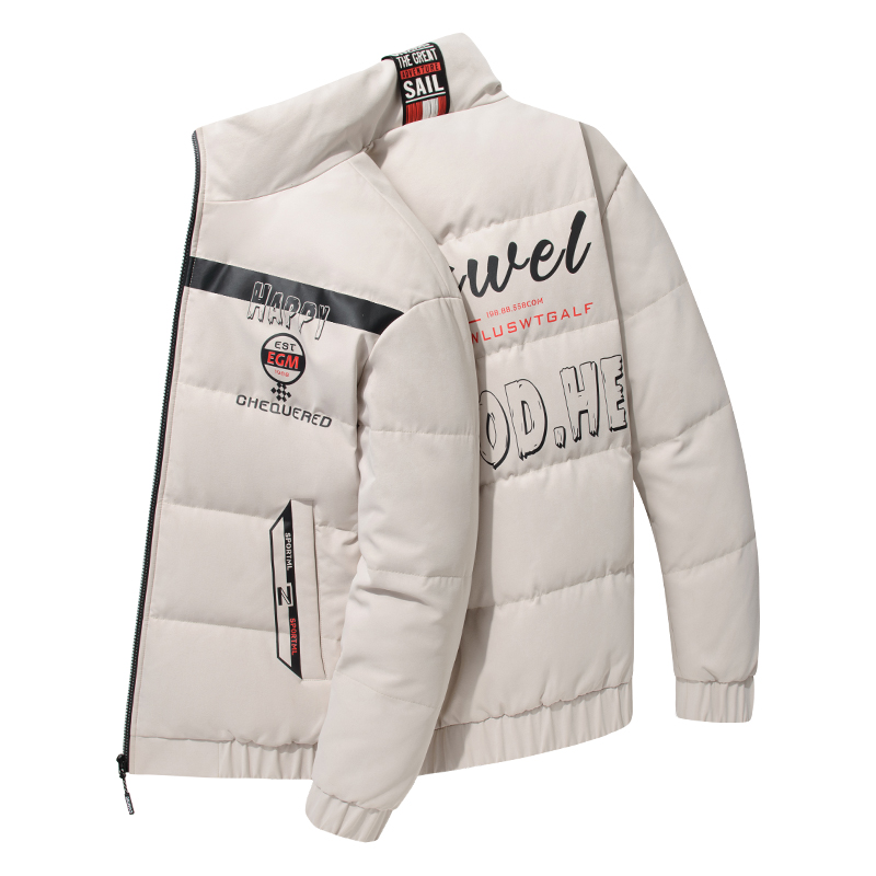 冬季新款男士加厚保暖棉衣外套常规立领棉M袄韩版潮流青年羽绒棉