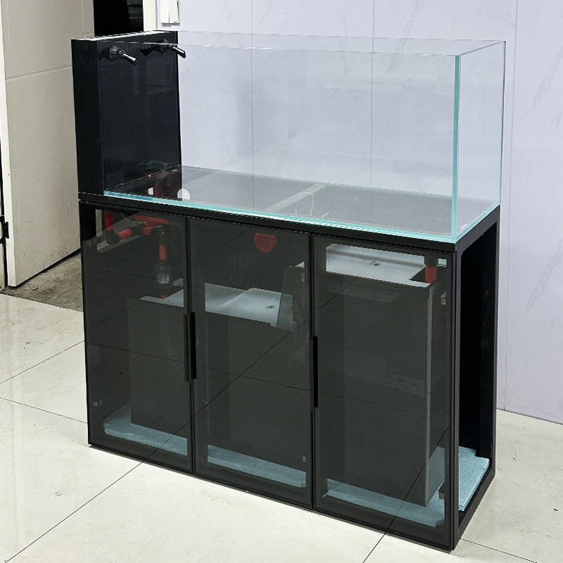 智定黑玻侧溢流底过滤玻璃门柜套缸客厅溪流生态大中小型定制定做,宠物/宠物食品及用品,桌面缸,淘宝优惠券,粉丝福利购,淘宝优惠卷