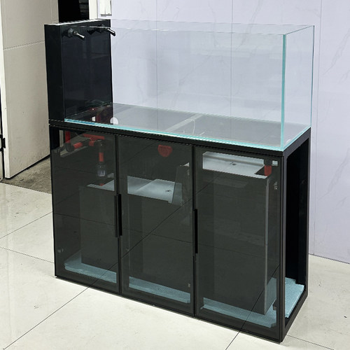 智定侧溢流底滤工业风溪流缸