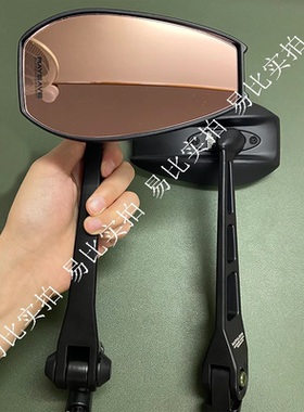 aos4加长版AEX8后视镜防眩光适用九号M5春风雅马哈摩托前移反光镜