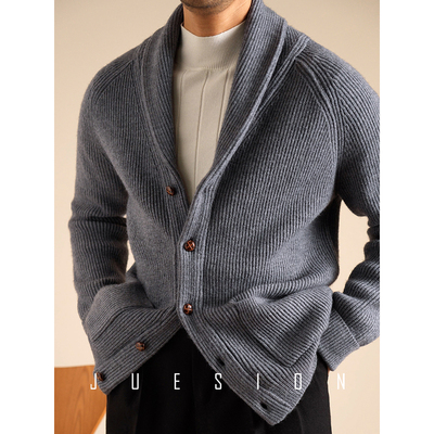 秋冬季厚款保暖毛衣外套