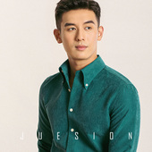 扣领男士 磨毛保暖商务打底修身 长袖 意式 衬衫 秋冬新款 订婚西装 衬衣