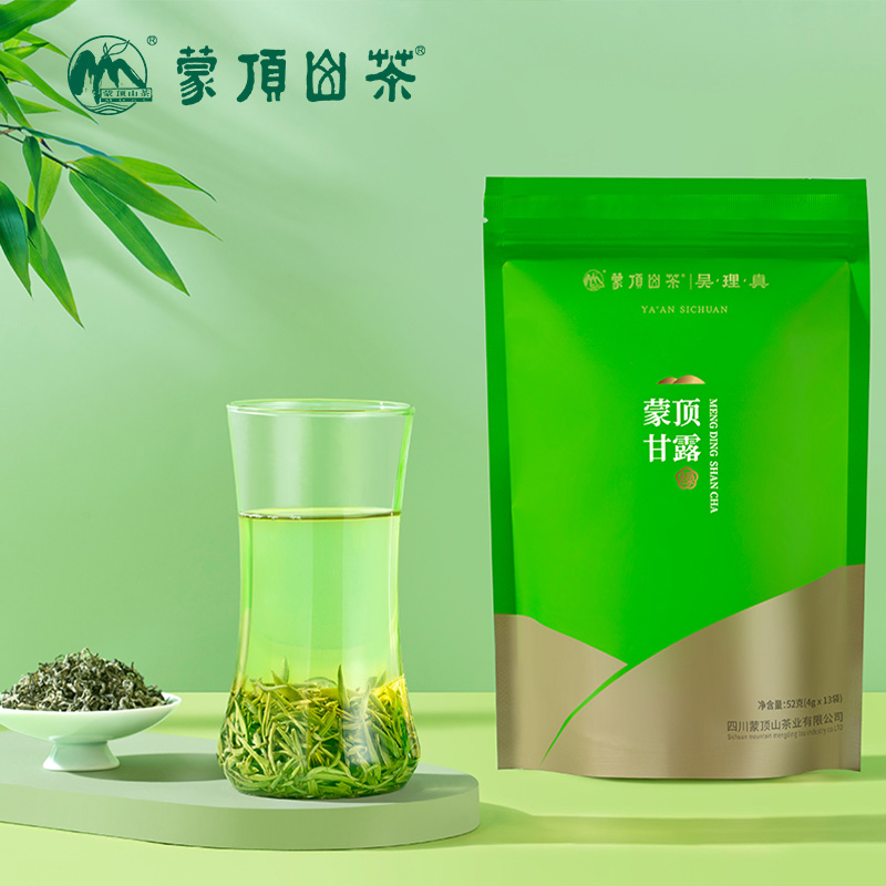 2024年蒙顶山茶明前特级蒙顶甘露52g春茶绿茶独立小袋装 茶 特色产区绿茶 原图主图