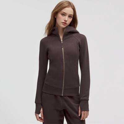 LU女士连帽开衫瑜伽外套户外百搭