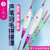 正品 小凤仙芦苇孔雀羽毛拼接浮漂高灵敏加粗尾超轻口秋冬鲫鲤鱼漂
