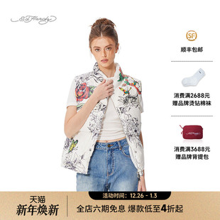 女士美式 新款 复古羽绒外穿保暖马甲 Hardy埃德哈迪2025春季