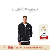 拉链开衫 连帽卫衣 美式 复古虎头男士 Hardy埃德哈迪秋季 新款