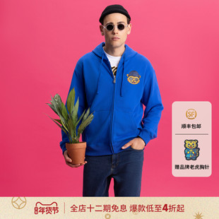 Ed Hardy埃德哈迪2025冬季新款杀手系列莱昂拉链衫卫衣E1RTM409