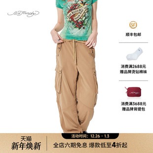 Hardy埃德哈迪2025春季 长裤 新款 腰宽松工装 女士装