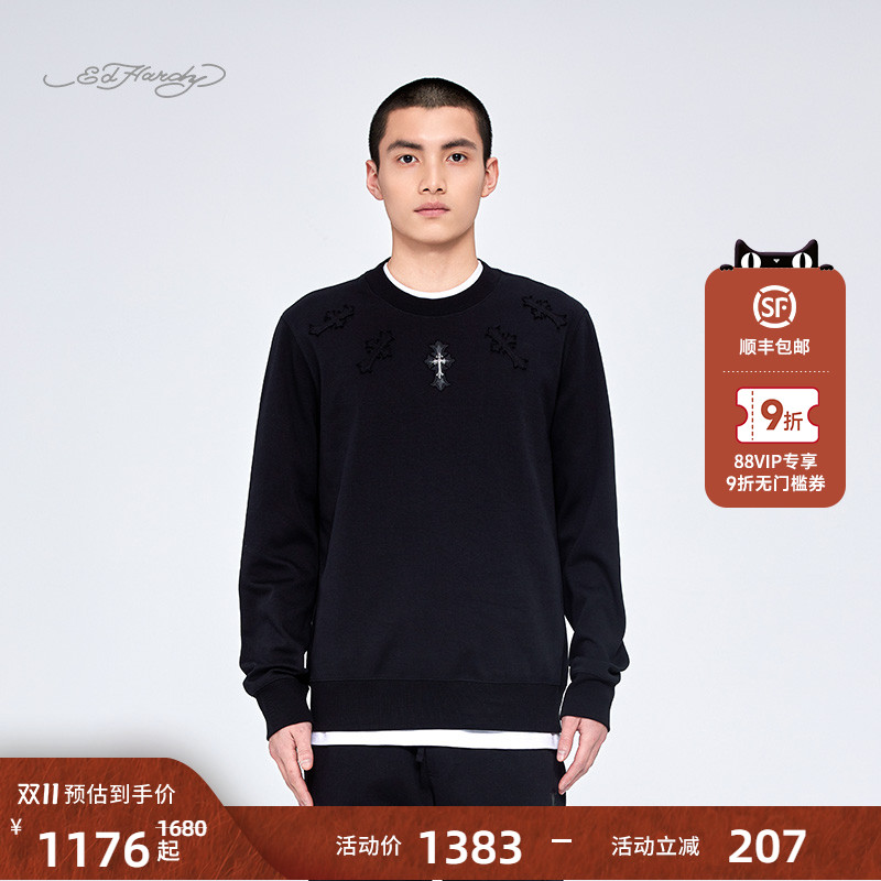 EdHardy2025春季男士套头衫