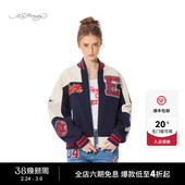 女士设计师款 新款 珠片米珠绣花夹克外套 hardy埃德哈迪春季