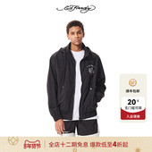 休闲宽松连帽外套 户外防晒服上衣男士 Hardy埃德哈迪UPF50 时尚