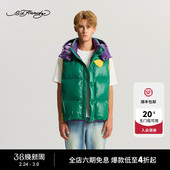 男士 流行新款 宽松撞色羽绒马甲 Hardy埃德哈迪冬季